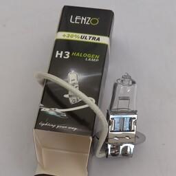 لامپ نور فابریکی H3  برند لنزو 12 ولت 55 وات
