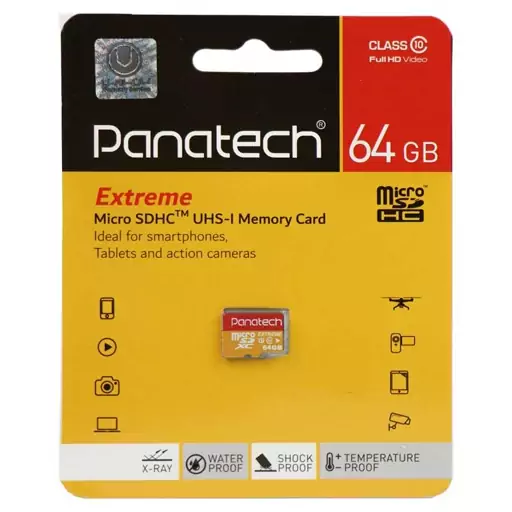 رم میکرو 64 گیگ پاناتک Panatech Extreme U1 ( مادام العمر آسان سرویس )