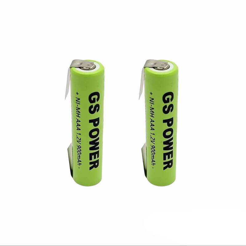 باتری نیم قلمی قابل شارژ جی اس پاور مدل GS-900mAh 