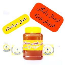عسل طبیعی سیاهدانه خام 1 کیلویی سبلان(مستقیم از زنبوردار)