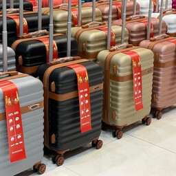 چمدان سه تیکه نشکن  درجه یک چمدان عروس و داماد چمدان مسافرتی چمدان 3 تیکه  صد درصد نشکن قفل ضد سرقت 