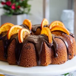 پودر کیک خانگی با طعم و پرتقال 