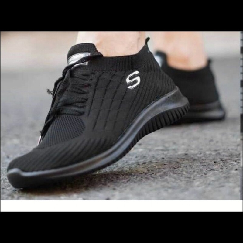 کفش مردانه زنانه  اسکیچرز  جورابی مشکی طوسی سفید سایز 37تا44  پیاده روی ورزشی با ارسال رایگان
