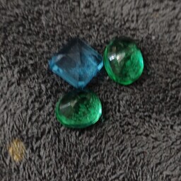 پکیج سنگ سینیتیک 3 تایی سبز و آبی 