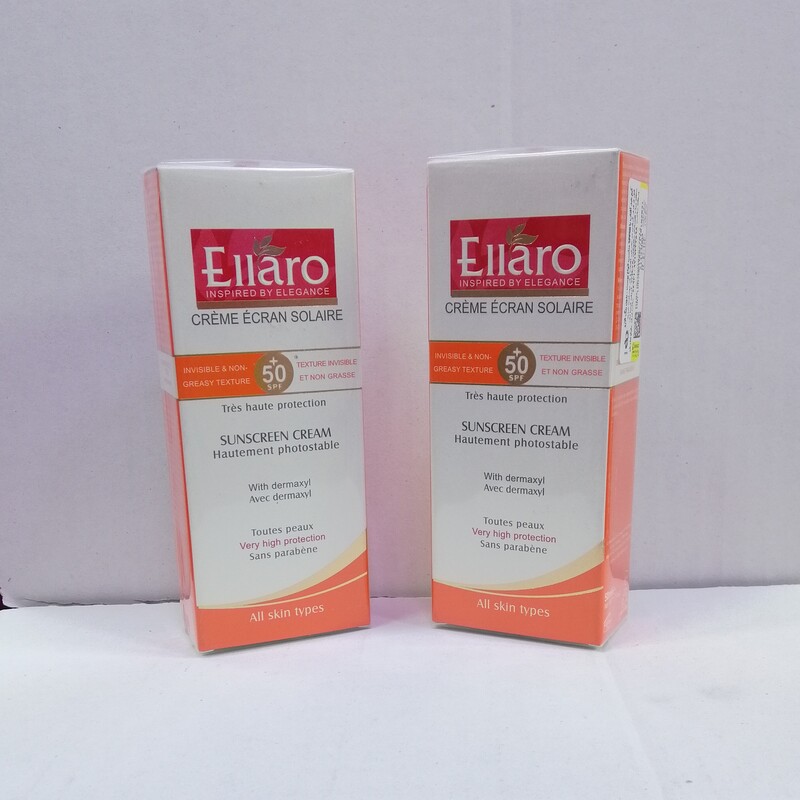 کرم ضد آفتاب الارو SPF50 مناسب هر نوع پوست بدون رنگ (اصلی اورجینال)