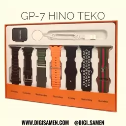 ساعت هوشمند مدل   (Hino Teko )  GP-7 شیک و زیبا با هفت بند اضافی 