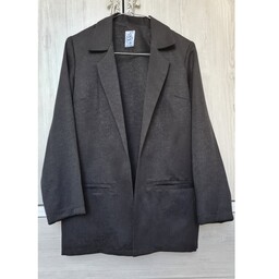 کت ساده شیک مدل زیبا پارچه کتان لمه گرم بالا شاین دار مناسب تمامی سایزها 