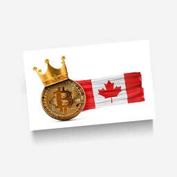 استیکر(برچسب) کارت عابر بانک-طرح بیت کوین(Bitcoin)-کانادا-کد786-سفارشی