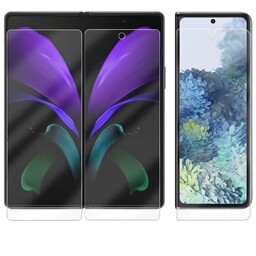  گلس نانو مات بلوکات (ضد اشعه آبی) و ضد ضربه گوشی سامسونگ Galaxy Z fold 2 5G برند راک اسپیس















