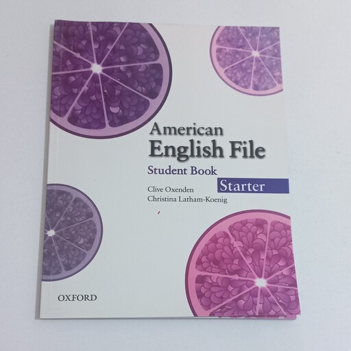 کتاب  American English File starter (ویرایش اول) کتاب اصلی به همراه کتاب ورک بوک و CD نشر OXFORD