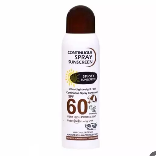 اسپری ضدآفتاب وکالی SPF 60 (آرایشی و بهداشتی تابان)