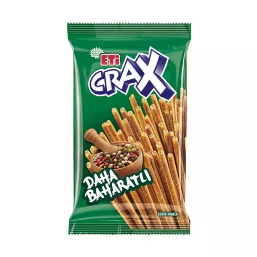 چوب شور کراکس با ادویه باهاراتی اتی پک 2 عددی(50 گرم) crax

