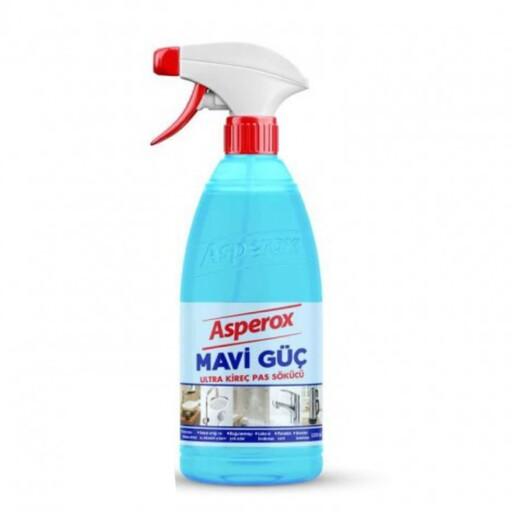 اسپری پاک کننده سطوح و شیرآلات آسپروکس ماوی گوچ یک لیتر asperox mavi guc

