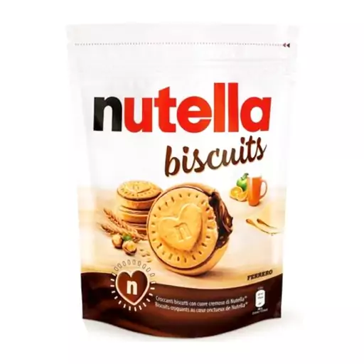 بیسکوییت شکلاتی نوتلا 304 گرمی nutella biscuits

