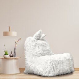 مبل شنی کودک کاسپین هوم مدل یونیت خرگوشی با رویه خز- سفارشی