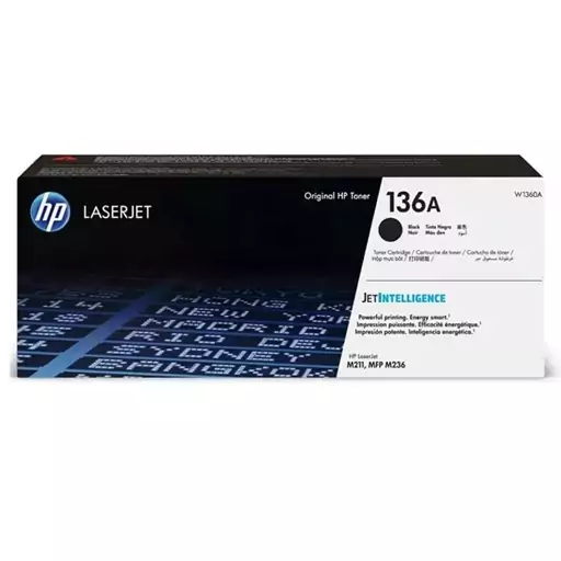 کارتریج تونر لیزری مشکی اچ پی HP 136A (با ضمانت و گارانتی)