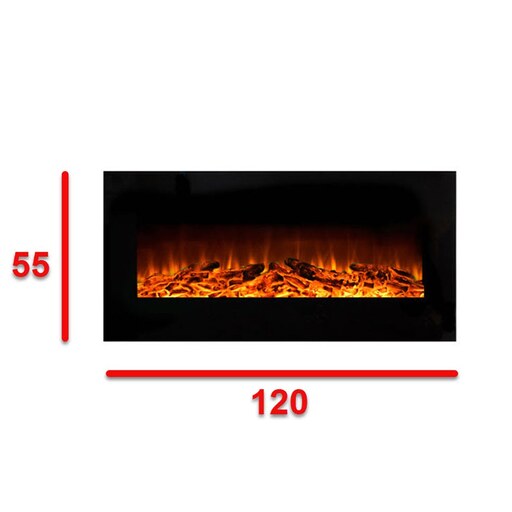 شومینه برقی بیستون مدلH.C.120.w16.L4