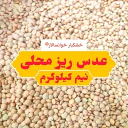 عدس ریز محلی خوانسار ( نیم کیلوگرم) خشکبار خوانسالار