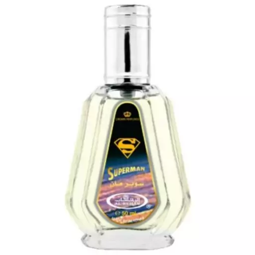 عطر عربی خالص مردانه سوپرمن سوبرمان SUPERMAN الرحاب ،  مقدار یک گرم 