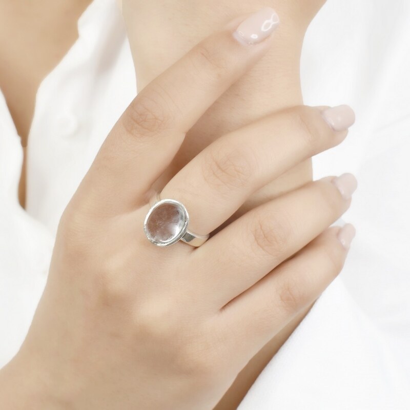 انگشتر نقره زنانه با سنگ در نجف کد 6101