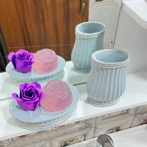 صابون خوشبو کننده محیط سرویس بهداشتی حمام و دستشویی صابون معطر صابون عطری همراه گل دکوری 