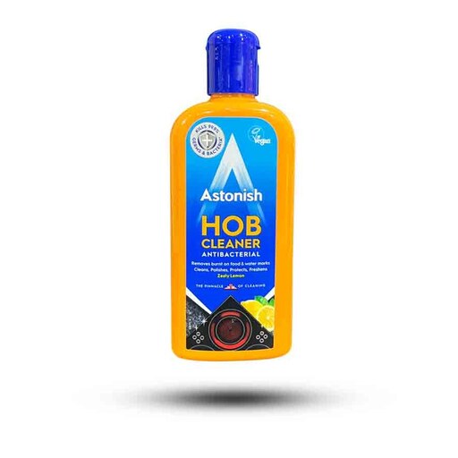 کرم پاک کننده اجاق گاز شیشه ای استونیش مدل Hob Cleaner رایحه لیمو 235 میل