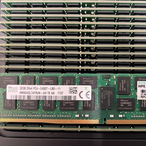 رم سرور اچ پی RAM HPE 32GB 2Rx4 PC4-2400T