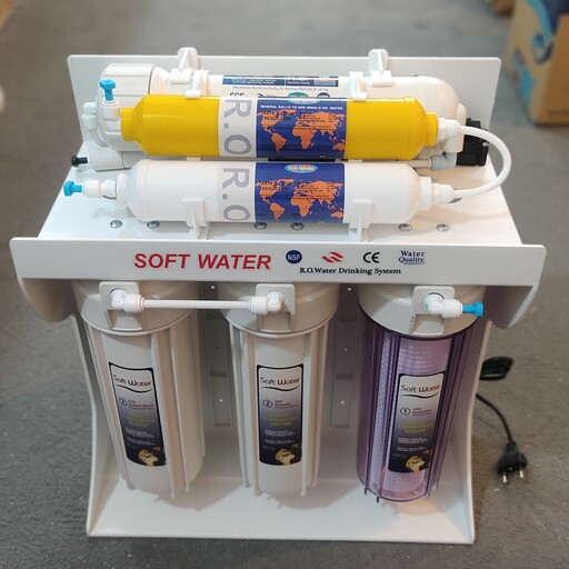 دستگاه تصفیه آب خانگی سافت واتر 6 مرحله بدون گیج فشارسنج 