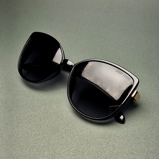 عینک آفتابی زنانه جیمی چو، پلاریزه،یووی 400،فریم کائوچو
