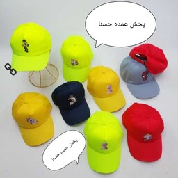 کلاه گپ بچگانه چاپی کتان با کیفیت عالی دخترانه و پسرانه باوزن 200گرم و ارسال رایگان 