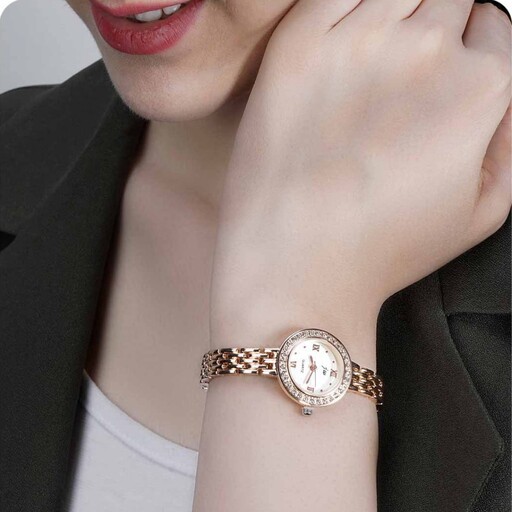 حراج ساعت مچی زنانه دستبندی IW TIME مدل 1535 دارای  جعبه کادویی