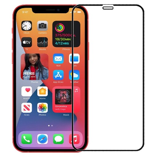 گلس ایفون apple iphone 12 pro max خشگیر  فول شیشه ای محافظ صفحه نمایش IPHONE 12 PRO MAX اپل دوازده پرو مکس