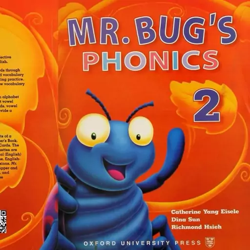 کتاب مستر باگز فونیکس 2 ویرایش دوم با سی دی mr bugs phonics 2 second edition 