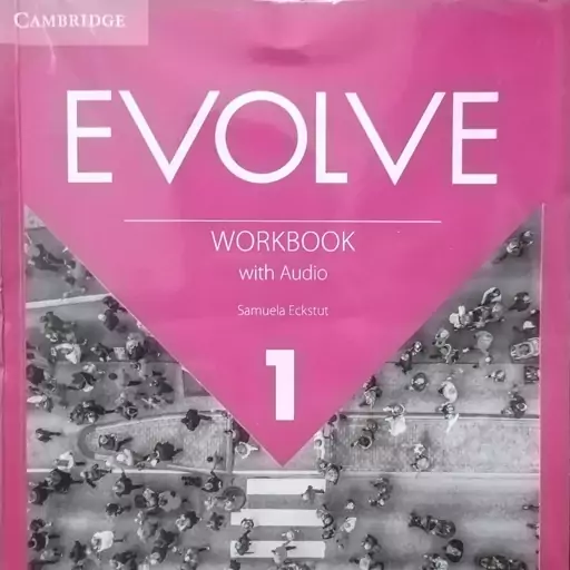 کتاب زبان سفیر ای ولو یک evolve 1 student book and Workbook 