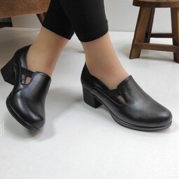 کفش راحتی زنانه اداری و کارمندی ( کفش چرم  طبی استاندارد 