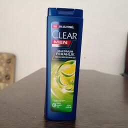 شامپو کلیر لیمویی برای موی چرب آقایان Clear men حجم 350 میل