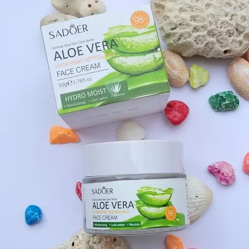 کرم آلوئه ورا سادور آبرسان ارگانیک ، حجم 50g   Sadoer aloe vera crea