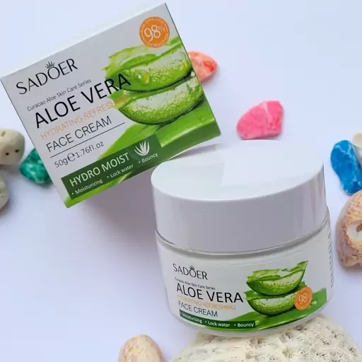 کرم آلوئه ورا سادور آبرسان ارگانیک ، حجم 50g   Sadoer aloe vera crea