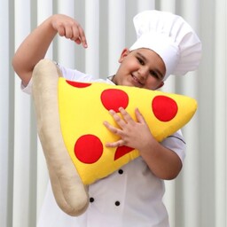 کوسن مبل پیتزا برند کسا رنگ زرد دارای الیاف درجه یک 