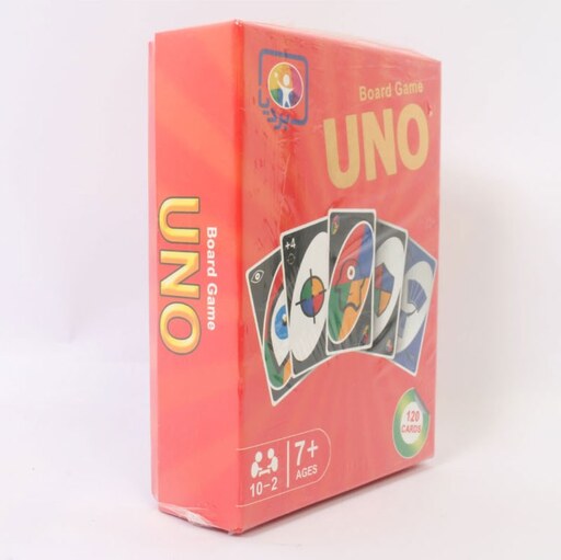 بازی فکری 120 کارتی اونو UNO تولید شده توسط برند بردیا کد vfj212A