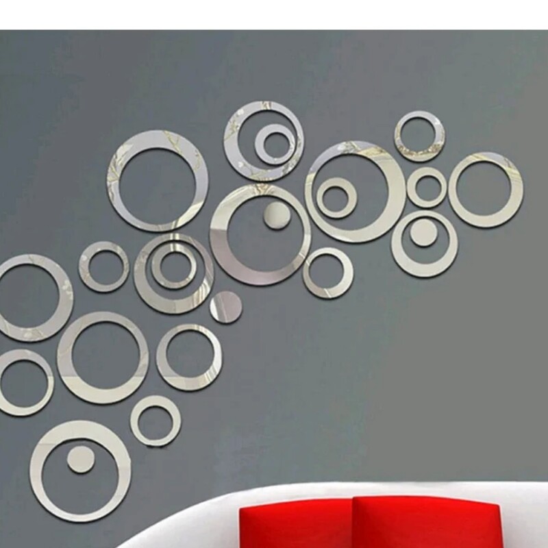 حلقه های آینه ی مولتی گلاس بسته ی 24 عددی