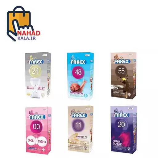 کاندوم فارکس مدل Chocolate 55 بسته 12 عددی نازک و فوق العاده تاخ  ری اسانس شکلات