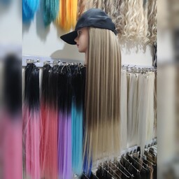 کلاه کتان مویی  با قابلیت برداشتن مو و نصب دوباره با تنوع 120 رنگ و دهها مدل با عرض 40 سانت و قد 55 الی 140 سان