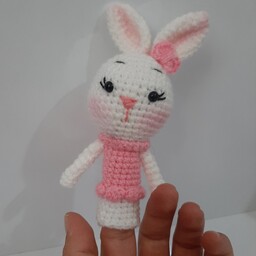 عروسک انگشتی طرح خرگوش مناسب برای بازی کودکان 