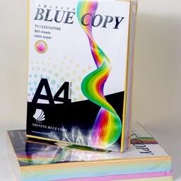 کاغذ   Blue copy    A4     رنگی وکیوم 75 گرم