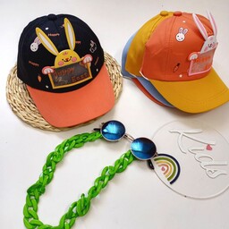 کلاه نقابدار بچگانه وارداتی اسپورت کیفیت تضمینی شیک و خوشگل مناسب حدود سنی 2 تا 8 سال 