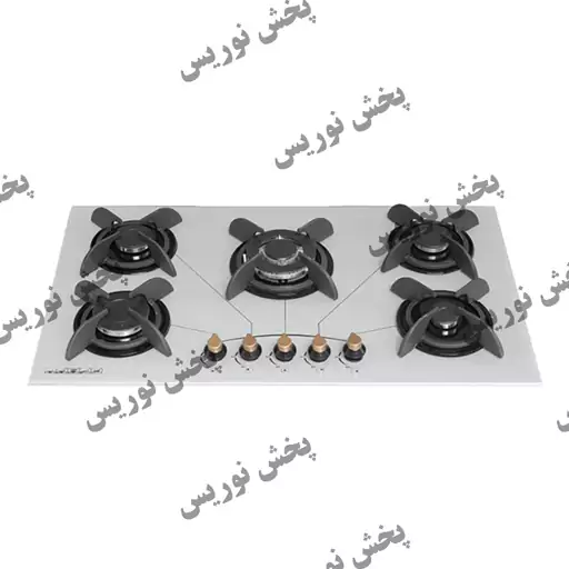 اجاق گاز صفحه ای شیشه ای سفید دیزوک مدل DIZ-303