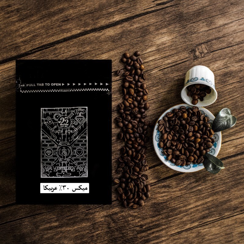 قهوه میکس 30 درصد عربیکا (1کیلویی)