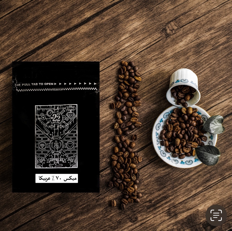 قهوه میکس 70درصد عربیکا(500گرمی)