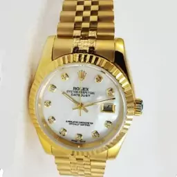 ساعت مردانه رولکس تمام طلایی درجه یک ROLEX